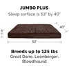 image:imageFurhaven Orthopedic Dog Bed  Puffy Quilted Foam Mattress with Removable Washable Cover Soft amp Supportive for Kennels amp Crates  Large RustMinky Chocolate