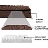 image:imageFurhaven Orthopedic Dog Bed  Puffy Quilted Foam Mattress with Removable Washable Cover Soft amp Supportive for Kennels amp Crates  Large RustMinky Chocolate