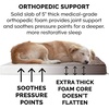 image:imageFurhaven Orthopedic Dog Bed  Puffy Quilted Foam Mattress with Removable Washable Cover Soft amp Supportive for Kennels amp Crates  Large RustMinky Chocolate