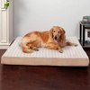 image:imageFurhaven Orthopedic Dog Bed  Puffy Quilted Foam Mattress with Removable Washable Cover Soft amp Supportive for Kennels amp Crates  Large RustMinky Cream