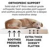 image:imageFurhaven Orthopedic Dog Bed  Puffy Quilted Foam Mattress with Removable Washable Cover Soft amp Supportive for Kennels amp Crates  Large RustMinky Cream