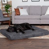 image:imageFurhaven Orthopedic Dog Bed  Puffy Quilted Foam Mattress with Removable Washable Cover Soft amp Supportive for Kennels amp Crates  Large RustMinky Gray