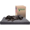 image:imageFurhaven Orthopedic Dog Bed  Puffy Quilted Foam Mattress with Removable Washable Cover Soft amp Supportive for Kennels amp Crates  Large RustMinky Gray