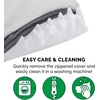 image:imageFurhaven Orthopedic Dog Bed  Puffy Quilted Foam Mattress with Removable Washable Cover Soft amp Supportive for Kennels amp Crates  Large RustPewter