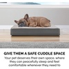image:imageFurhaven Orthopedic Dog Bed  Puffy Quilted Foam Mattress with Removable Washable Cover Soft amp Supportive for Kennels amp Crates  Large RustPewter