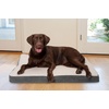 image:imageFurhaven Orthopedic Dog Bed  Puffy Quilted Foam Mattress with Removable Washable Cover Soft amp Supportive for Kennels amp Crates  Large RustPewter