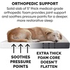 image:imageFurhaven Orthopedic Dog Bed  Puffy Quilted Foam Mattress with Removable Washable Cover Soft amp Supportive for Kennels amp Crates  Large RustPewter