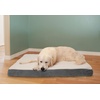 image:imageFurhaven Orthopedic Dog Bed  Puffy Quilted Foam Mattress with Removable Washable Cover Soft amp Supportive for Kennels amp Crates  Large RustPewter