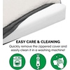 image:imageFurhaven Orthopedic Dog Bed  Puffy Quilted Foam Mattress with Removable Washable Cover Soft amp Supportive for Kennels amp Crates  Large RustPewter