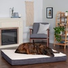 image:imageFurhaven Orthopedic Dog Bed  Puffy Quilted Foam Mattress with Removable Washable Cover Soft amp Supportive for Kennels amp Crates  Large RustPewter