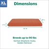 image:imageFurhaven Orthopedic Dog Bed  Puffy Quilted Foam Mattress with Removable Washable Cover Soft amp Supportive for Kennels amp Crates  Large RustRust