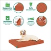 image:imageFurhaven Orthopedic Dog Bed  Puffy Quilted Foam Mattress with Removable Washable Cover Soft amp Supportive for Kennels amp Crates  Large RustRust