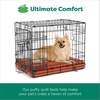 image:imageFurhaven Orthopedic Dog Bed  Puffy Quilted Foam Mattress with Removable Washable Cover Soft amp Supportive for Kennels amp Crates  Large RustRust