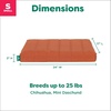 image:imageFurhaven Orthopedic Dog Bed  Puffy Quilted Foam Mattress with Removable Washable Cover Soft amp Supportive for Kennels amp Crates  Large RustRust