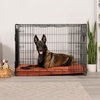 image:imageFurhaven Orthopedic Dog Bed  Puffy Quilted Foam Mattress with Removable Washable Cover Soft amp Supportive for Kennels amp Crates  Large RustRust