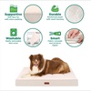 image:imageFurhaven Orthopedic Dog Bed  Puffy Quilted Foam Mattress with Removable Washable Cover Soft amp Supportive for Kennels amp Crates  Large RustWheat