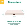image:imageFurhaven Orthopedic Dog Bed  Puffy Quilted Foam Mattress with Removable Washable Cover Soft amp Supportive for Kennels amp Crates  Large RustWheat
