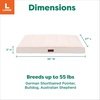 image:imageFurhaven Orthopedic Dog Bed  Puffy Quilted Foam Mattress with Removable Washable Cover Soft amp Supportive for Kennels amp Crates  Large RustWheat