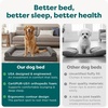 image:imageFurhaven Orthopedic Dog Bed for Large Dogs w Removable Bolsters amp Washable Cover For Dogs Up to 95 lbs  Plush amp Suede Sofa  Almondine JumboXLCharcoal