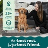 image:imageFurhaven Orthopedic Dog Bed for Large Dogs w Removable Bolsters amp Washable Cover For Dogs Up to 95 lbs  Plush amp Suede Sofa  Almondine JumboXLCharcoal