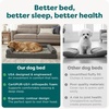 image:imageFurhaven Orthopedic Dog Bed for Large Dogs w Removable Bolsters amp Washable Cover For Dogs Up to 95 lbs  Plush amp Suede Sofa  Almondine JumboXLCharcoal
