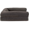 image:imageFurhaven Orthopedic Dog Bed for Large Dogs w Removable Bolsters amp Washable Cover For Dogs Up to 95 lbs  Plush amp Suede Sofa  Almondine JumboXLCoffee