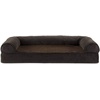 image:imageFurhaven Orthopedic Dog Bed for Large Dogs w Removable Bolsters amp Washable Cover For Dogs Up to 95 lbs  Plush amp Suede Sofa  Almondine JumboXLCoffee