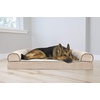 image:imageFurhaven Orthopedic Dog Bed for Large Dogs w Removable Bolsters amp Washable Cover For Dogs Up to 95 lbs  Plush amp Suede Sofa  Almondine JumboXLCream