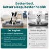 image:imageFurhaven Orthopedic Dog Bed for Large Dogs w Removable Bolsters amp Washable Cover For Dogs Up to 95 lbs  Plush amp Suede Sofa  Almondine JumboXLGray