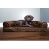image:imageFurhaven Orthopedic Dog Bed for Large Dogs w Removable Bolsters amp Washable Cover For Dogs Up to 95 lbs  Plush amp Suede Sofa  Almondine JumboXLGray