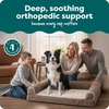 image:imageFurhaven Orthopedic Dog Bed for Large Dogs w Removable Bolsters amp Washable Cover For Dogs Up to 95 lbs  Plush amp Suede Sofa  Almondine JumboXLWoodsmoke