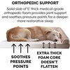 image:imageFurhaven Orthopedic Dog Bed for Large Dogs w Removable Bolsters amp Washable Cover For Dogs Up to 95 lbs  Plush amp Suede Sofa  Almondine JumboXLWoodsmoke