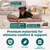image:imageFurhaven Orthopedic Dog Bed for Large Dogs w Removable Bolsters amp Washable Cover For Dogs Up to 95 lbs  Plush amp Velvet Waves Perfect Comfort Sofa  Brownstone JumboXLBrownstone