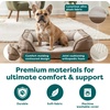 image:imageFurhaven Orthopedic Dog Bed for Large Dogs w Removable Bolsters amp Washable Cover For Dogs Up to 95 lbs  Plush amp Velvet Waves Perfect Comfort Sofa  Brownstone JumboXLBrownstone