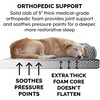 image:imageFurhaven Orthopedic Dog Bed for MediumSmall Dogs w Removable Bolsters amp Washable Cover For Dogs Up to 35 lbs  Plush amp Woven Decor Comfy Couch Sofa  Diamond Brown MediumDiamond Gray Plush  Woven Dcor