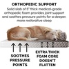 image:imageFurhaven Orthopedic Dog Bed for MediumSmall Dogs w Removable Bolsters amp Washable Cover For Dogs Up to 35 lbs  Plush amp Woven Decor Comfy Couch Sofa  Diamond Brown MediumDiamond Brown Plush  Woven Dcor