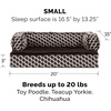 image:imageFurhaven Orthopedic Dog Bed for MediumSmall Dogs w Removable Bolsters amp Washable Cover For Dogs Up to 35 lbs  Plush amp Woven Decor Comfy Couch Sofa  Diamond Brown MediumDiamond Brown Plush  Woven Dcor