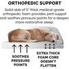 image:imageFurhaven Orthopedic Dog Bed for MediumSmall Dogs w Removable Bolsters amp Washable Cover For Dogs Up to 35 lbs  TwoTone Plush Faux Fur amp Suede L Shaped Chaise  Dark Sage MediumGray Almonds
