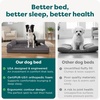 image:imageFurhaven Orthopedic Dog Bed for MediumSmall Dogs w Removable Bolsters amp Washable Cover For Dogs Up to 35 lbs  TwoTone Plush Faux Fur amp Suede L Shaped Chaise  Dark Sage MediumPlatinum Gray