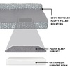 image:imageFurhaven Orthopedic Dog Bed for MediumSmall Dogs w Removable Bolsters amp Washable Cover For Dogs Up to 35 lbs  TwoTone Plush Faux Fur amp Suede L Shaped Chaise  Dark Sage MediumGray Almonds