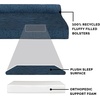 image:imageFurhaven Orthopedic Dog Bed for MediumSmall Dogs w Removable Bolsters amp Washable Cover For Dogs Up to 35 lbs  TwoTone Plush Faux Fur amp Suede L Shaped Chaise  Dark Sage MediumBlue Almonds