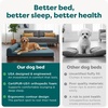 image:imageFurhaven Orthopedic Dog Bed for MediumSmall Dogs w Removable Bolsters amp Washable Cover For Dogs Up to 35 lbs  TwoTone Plush Faux Fur amp Suede L Shaped Chaise  Dark Sage MediumBluestone