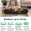 image:imageFurhaven Orthopedic Dog Bed for MediumSmall Dogs w Removable Washable Cover For Dogs Up to 23 lbs  Ultra Plush Faux Fur amp Suede Luxe Lounger Contour Mattress  Chocolate Medium