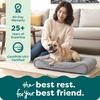 image:imageFurhaven Orthopedic Dog Bed for MediumSmall Dogs w Removable Washable Cover For Dogs Up to 23 lbs  Ultra Plush Faux Fur amp Suede Luxe Lounger Contour Mattress  Chocolate Medium