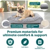 image:imageFurhaven Orthopedic Dog Bed for MediumSmall Dogs w Removable Washable Cover For Dogs Up to 23 lbs  Ultra Plush Faux Fur amp Suede Luxe Lounger Contour Mattress  Chocolate Medium