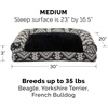 image:imageFurhaven Pillow Dog Bed for Large Dogs w Removable Bolsters amp Washable Cover  Plush amp Southwest Kilim Woven Decor Sofa  Black Medallion JumboXLPlush  Southwest Kilim Decor Black Medallion