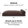 image:imageFurhaven Pillow Dog Bed for Large Dogs w Removable Bolsters amp Washable Cover  Plush amp Velvet L Shaped Chaise  Deep Sapphire JumboXLCorduroy Dark Espresso