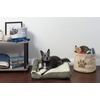 image:imageFurhaven Pillow Dog Bed for Large Dogs w Removable Bolsters amp Washable Cover  Plush amp Velvet L Shaped Chaise  Deep Sapphire JumboXLTwoTone Dark Sage
