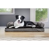 image:imageFurhaven Pillow Dog Bed for Large Dogs w Removable Bolsters amp Washable Cover  Plush amp Woven Decor Comfy Couch Sofa  Diamond Blue JumboXLComfy Couch  Plush  Decor Diamond Brown