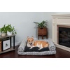 image:imageFurhaven Pillow Dog Bed for Large Dogs w Removable Bolsters amp Washable Cover  Plush amp Woven Decor Comfy Couch Sofa  Diamond Blue JumboXLPlush  Southwest Kilim Decor Boulder Gray